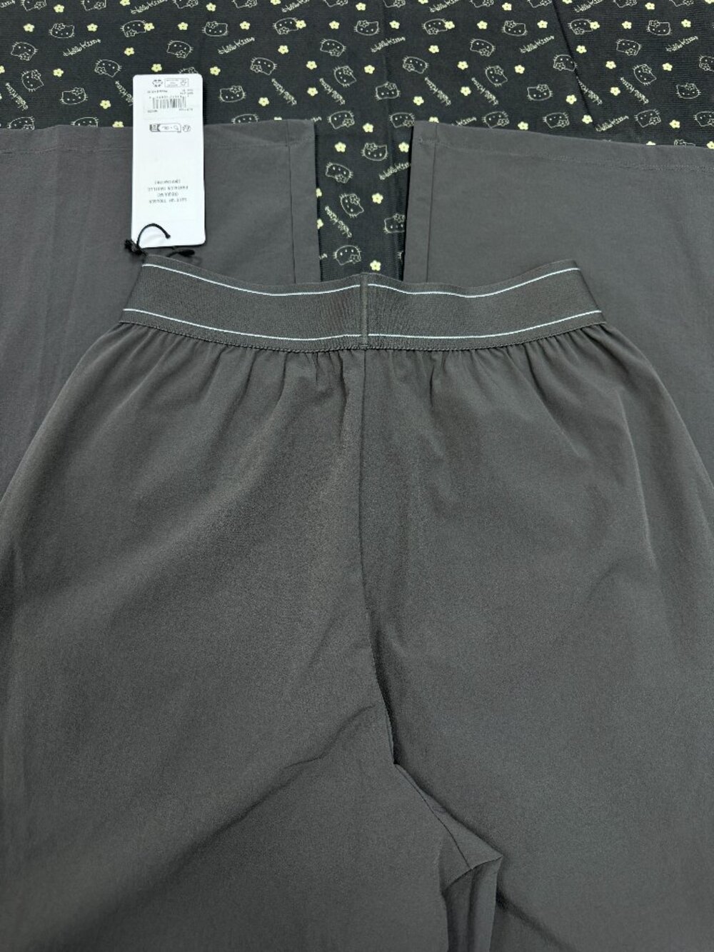 NWT Alo Yoga Suit Up Trouser Anthracite 🖋️ Tailored Wide Leg Pants (Regular) - Picture 3 of 9